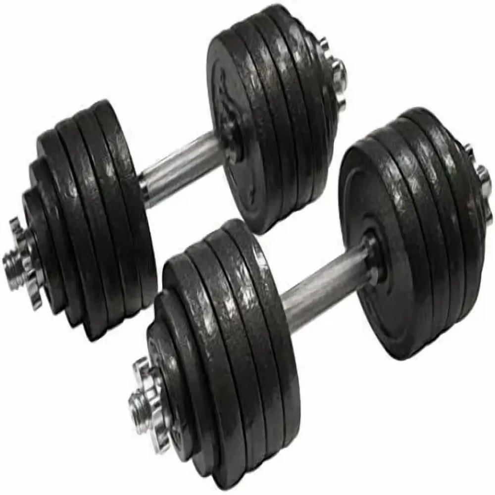 Dumbbell Weight 105 lb adjustable black