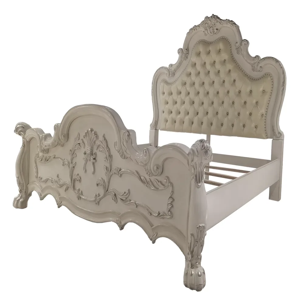 King Bed white 660 lbs 286 lb