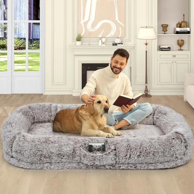 Dog Bed 79" brown 500 pounds
