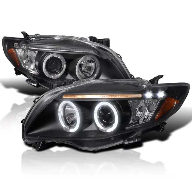 Projector Headlights led black waterproof