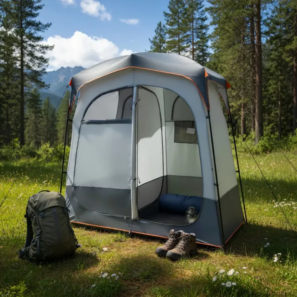 Shower Tent gray 83" 42"