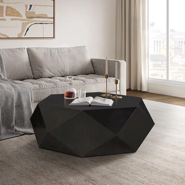 Coffee Table black 49.75" 43.13"