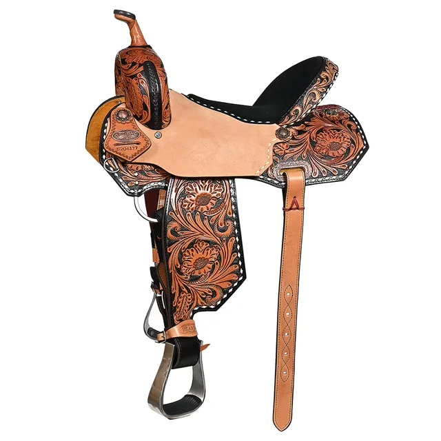 Leather Saddle 15 in 7 inches 26 inch