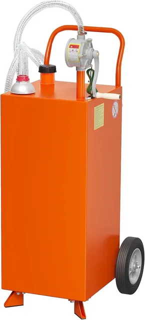 Transfer Tank 45 gallon portable orange