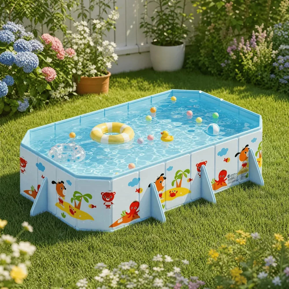 Pool foldable folding