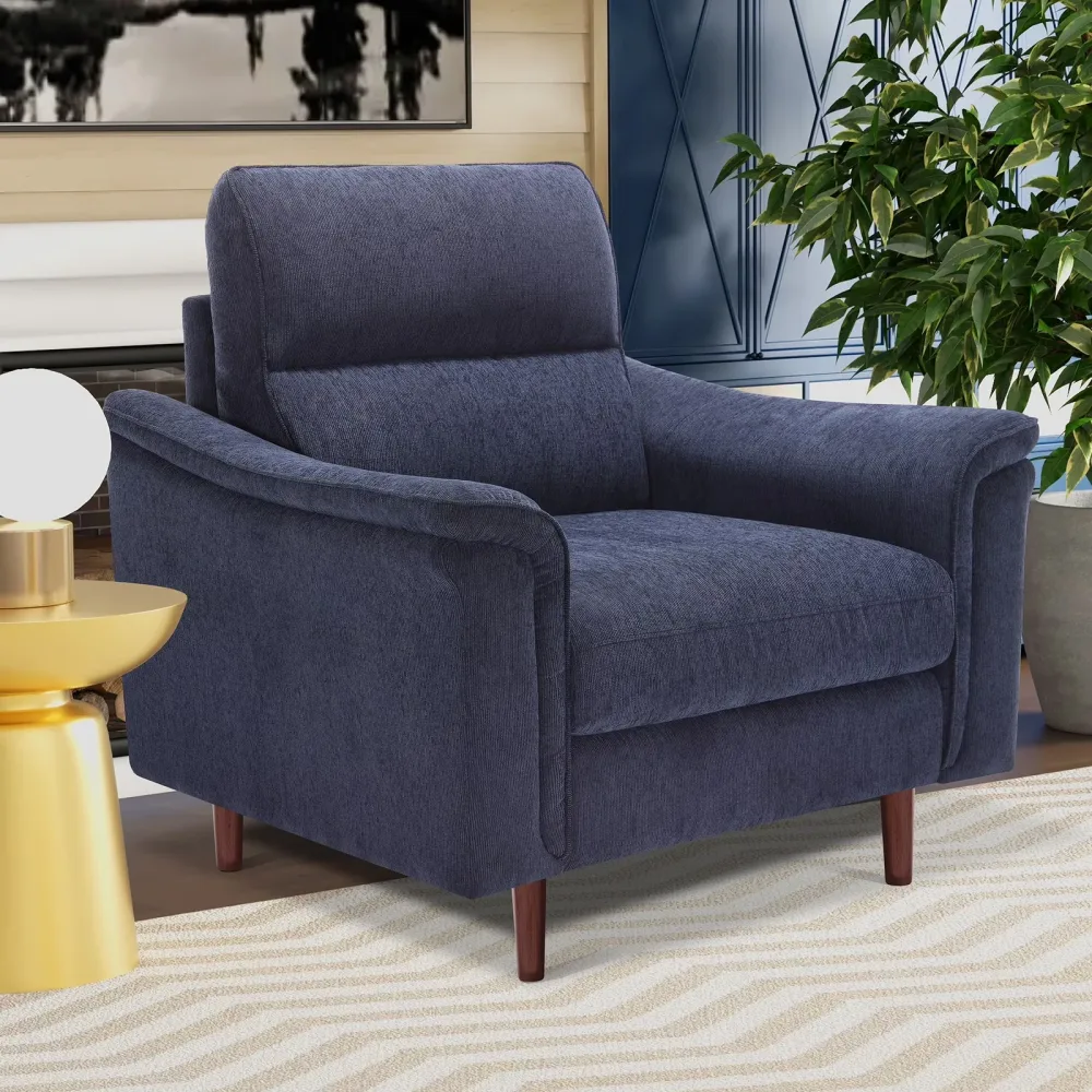 Accent Chair 42.5' grey blue