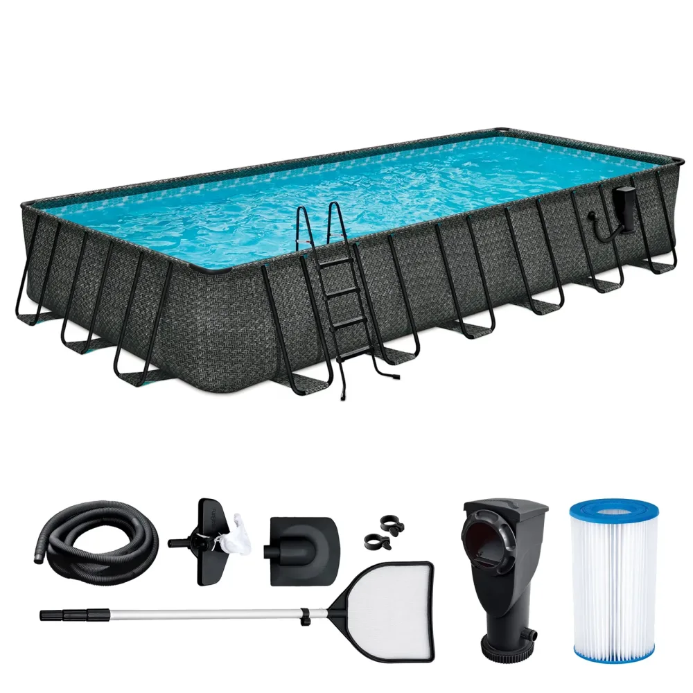 Ground Pool 24 ft 24ft 12 people