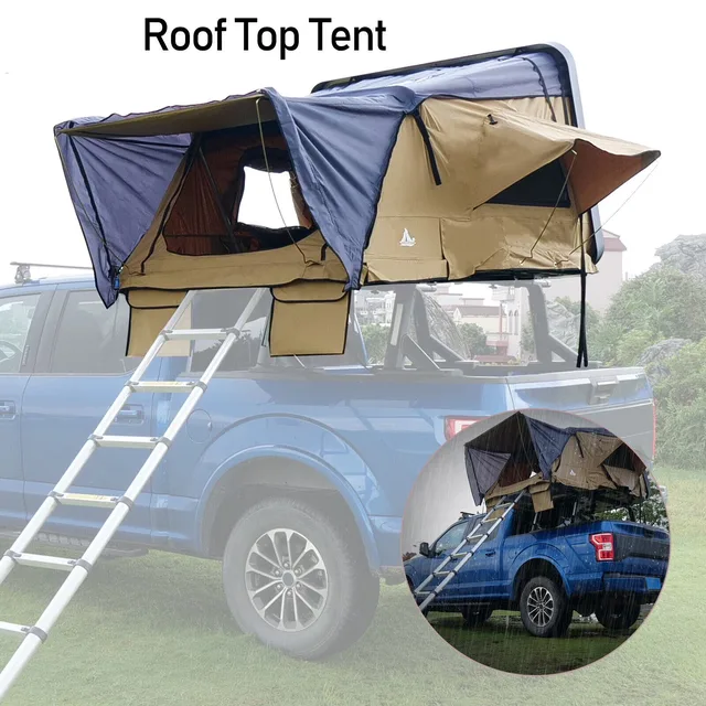 Rooftop Tent 2-3 person 143.3 lbs waterproof