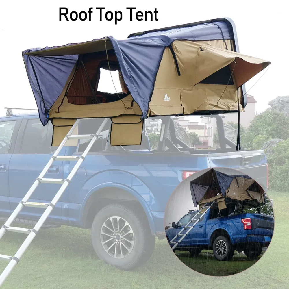 Rooftop Tent 2-3 person 143.3 lbs waterproof