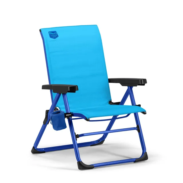 Camping Chair folding blue 400 lbs