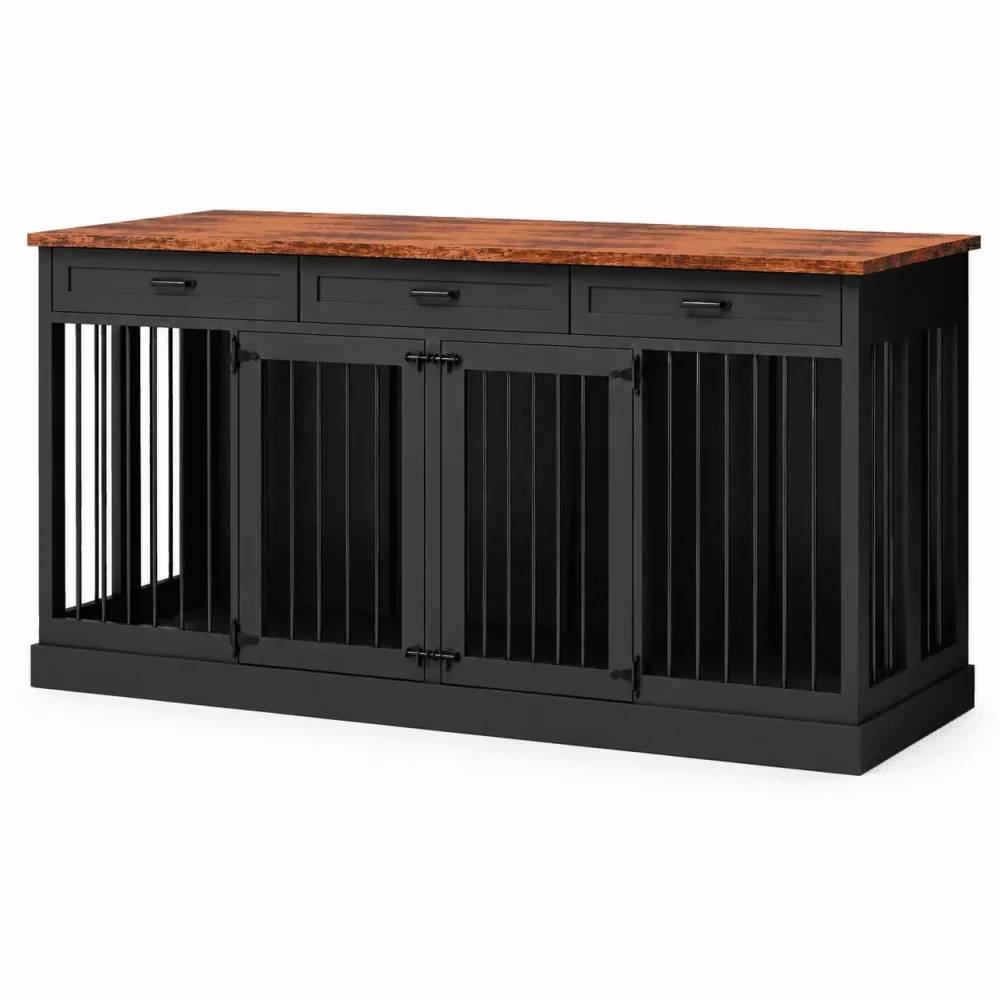 Dog Crate 70.9" 200 lbs 23.6"