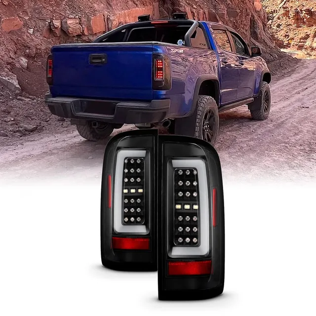 Lamp led red black