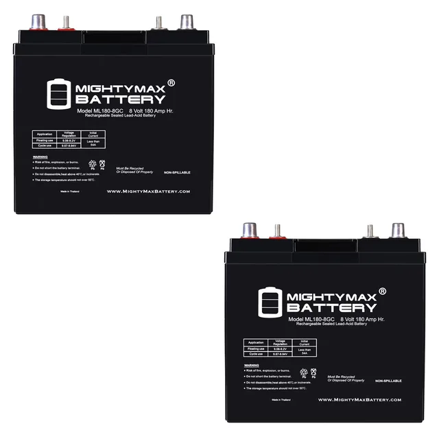Battery 8v 2 pack 8 volt