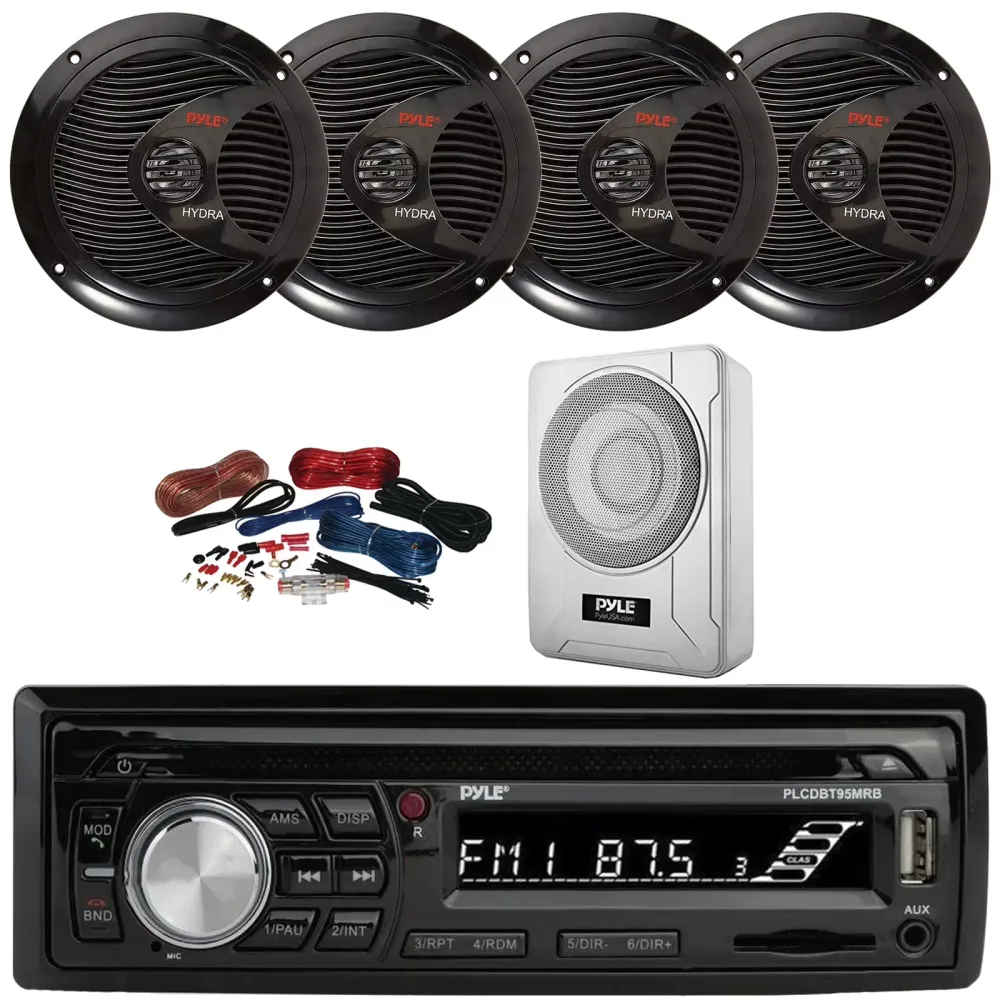 Stereo Receiver 6.5" 150w 600w