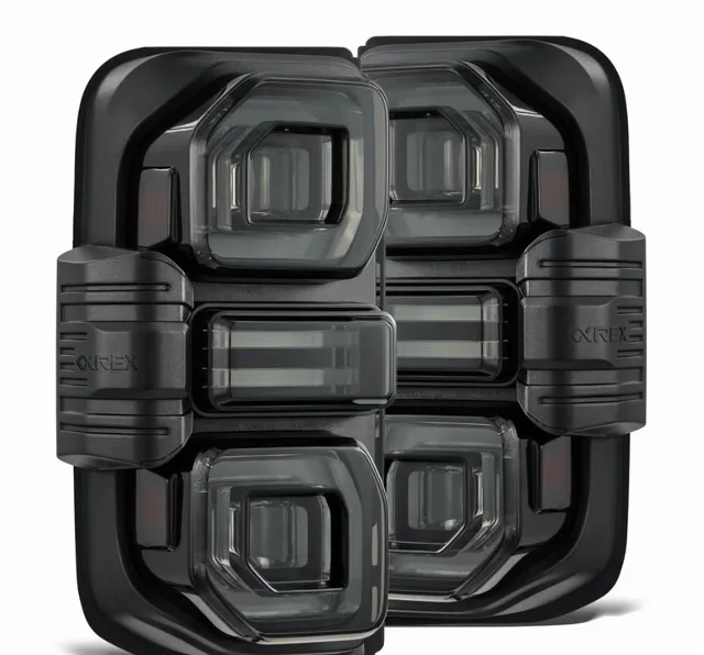 Truck Lighting led black red