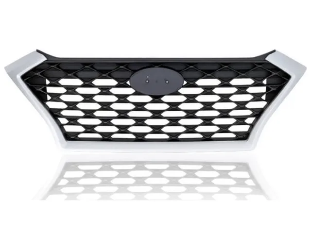 Grille silver black