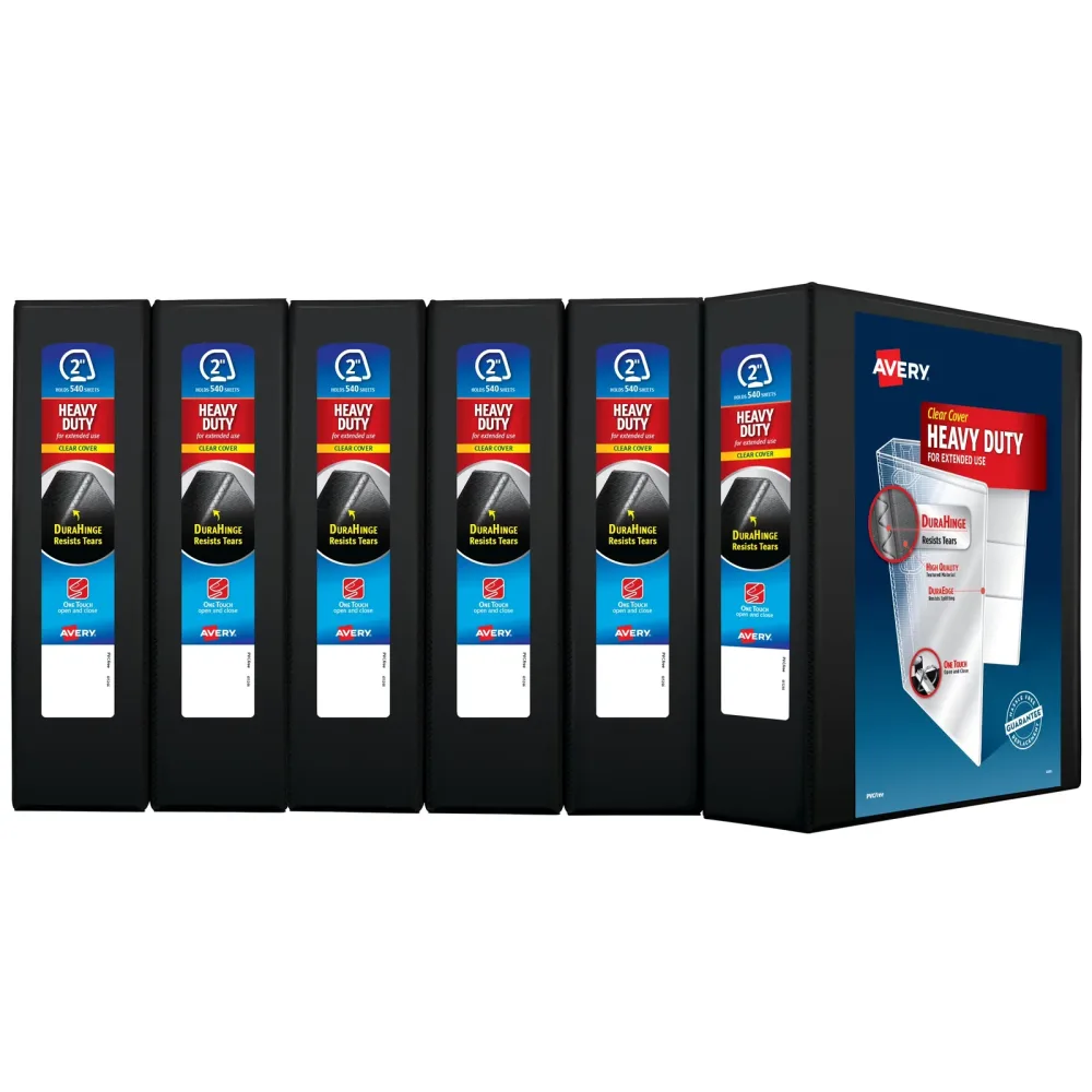 General Classroom 2" 6 pack heavy-duty