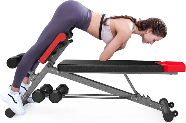 Strength Training adjustable black red