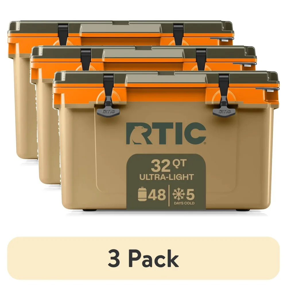Chest Cooler 3 pack 2.5" 32 quart