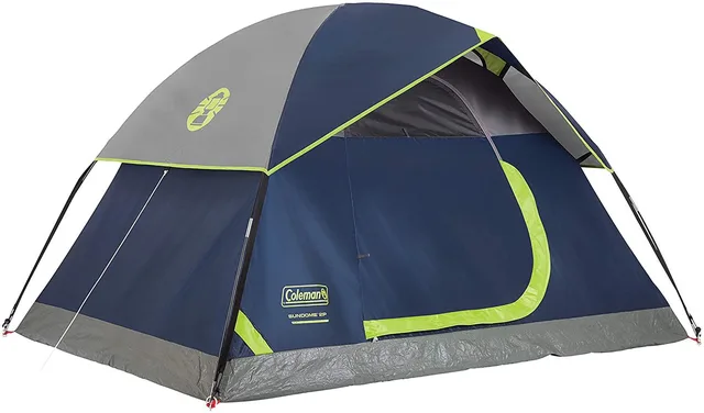Camping Tent 2 person weatherproof blue