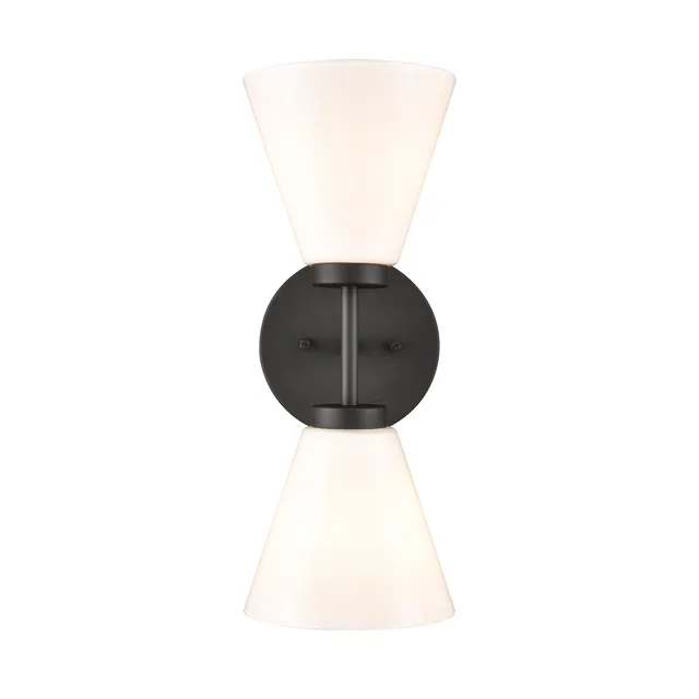 Vanity Light black 6" 15"
