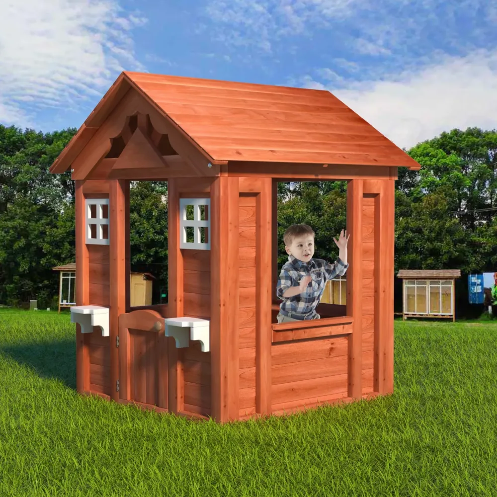 Backyard Play 55 in red 42"
