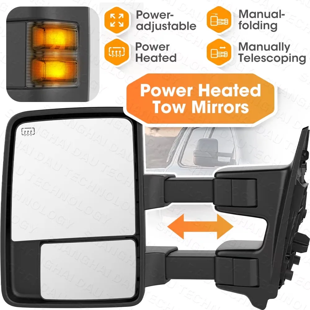 Mirror folding adjustable foldable