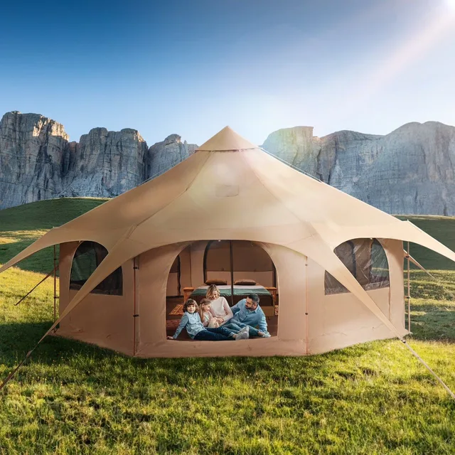 Canvas Tent 16.4ft 8 person 8 people