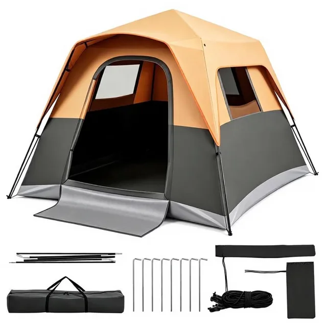Cabin Tent orange 6 ft 3000mm
