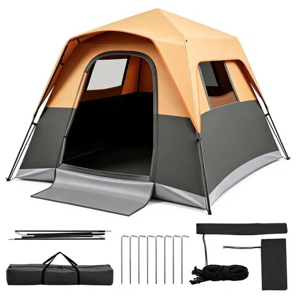 Cabin Tent orange 6 ft 3000mm