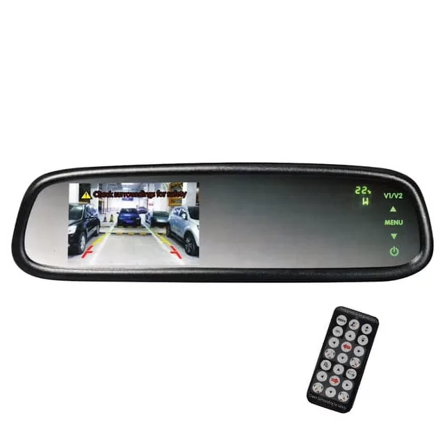 Mirror 4.3" 5.2 inches adjustable