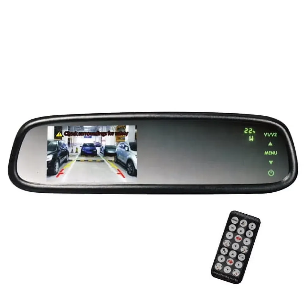 Mirror 4.3" 5.2 inches adjustable