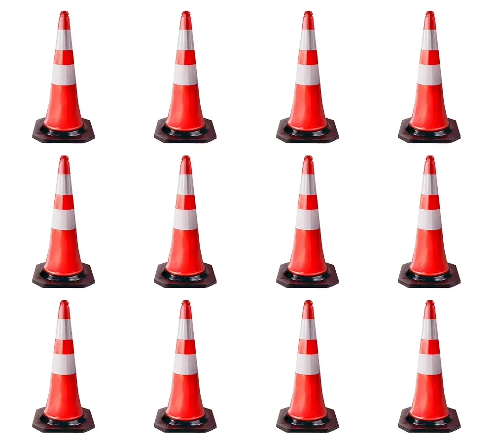 Safety Cones 12 pack 28 inch black