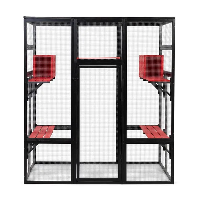 Furniture & Enrichment black red 62.61"
