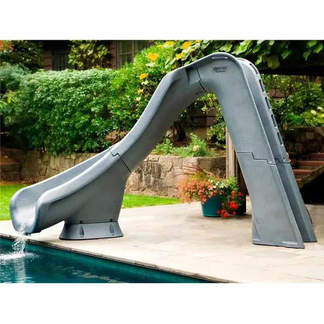 Pool Slide gray 7 feet 4 inch