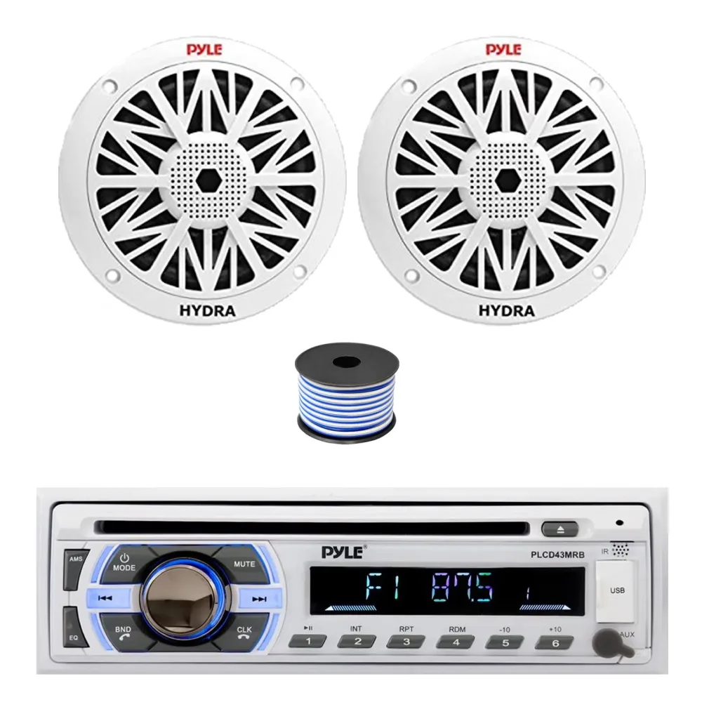 Stereo Receiver 6.5" 200 watt bluetooth