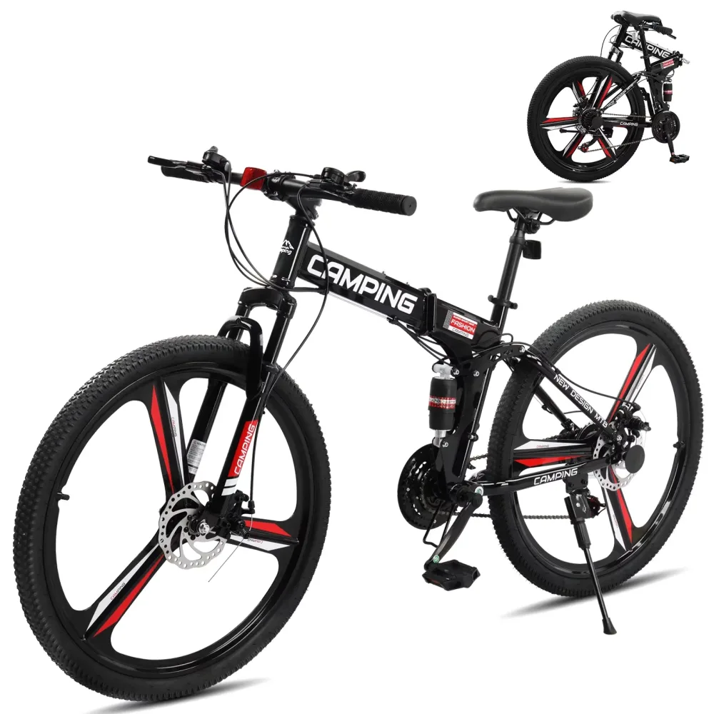 Mountain Bike 26" folding black