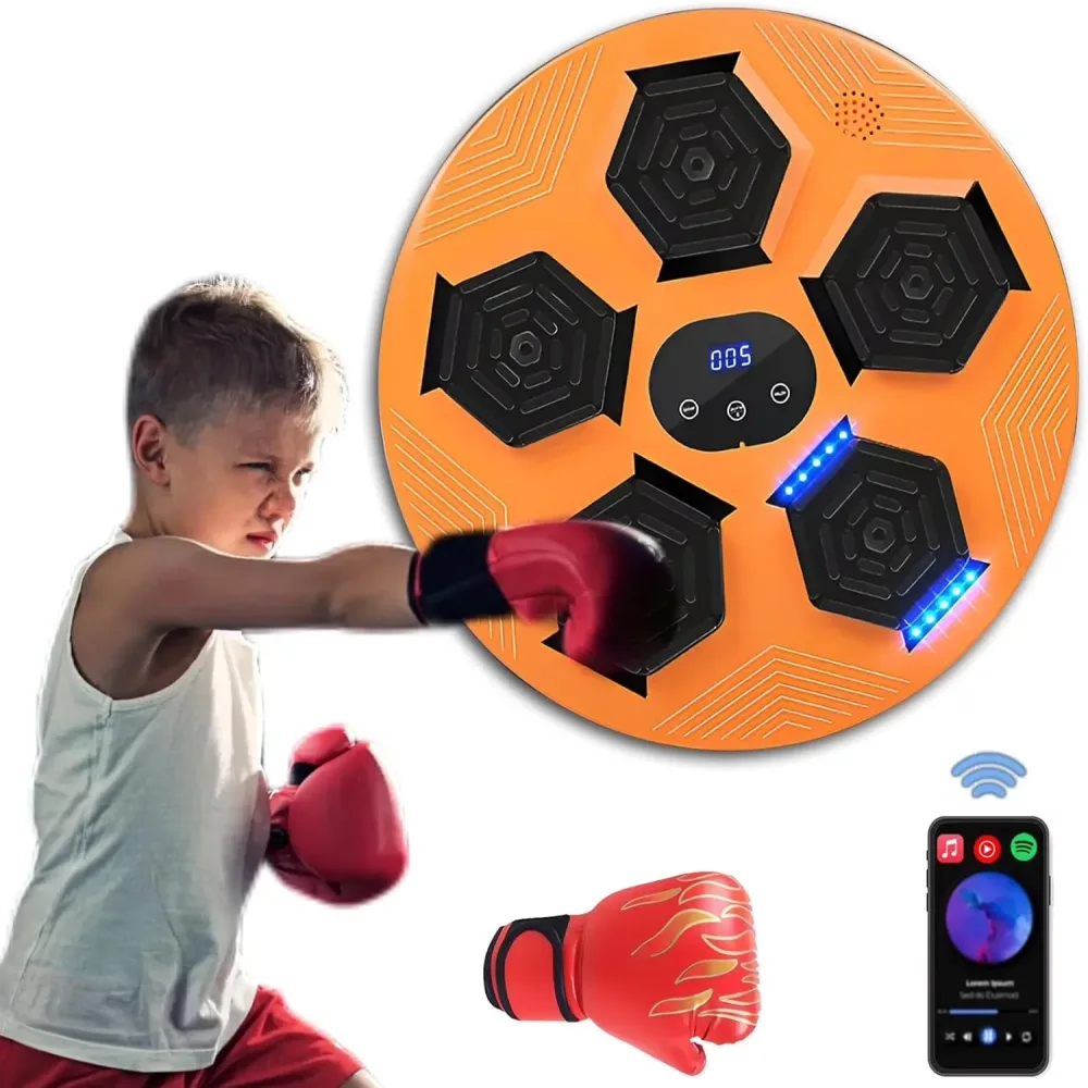 Music Boxing orange bluetooth rechargeable