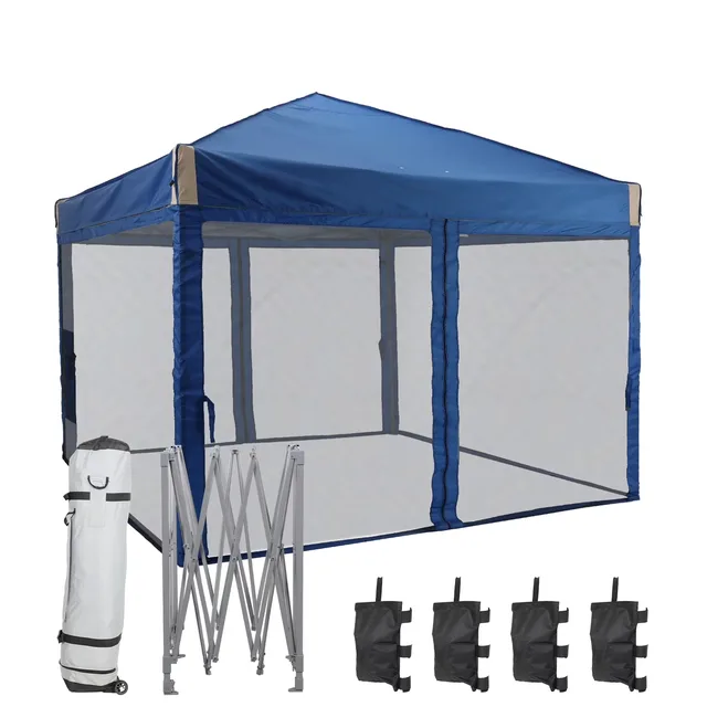 Canopy Tent 10' portable blue