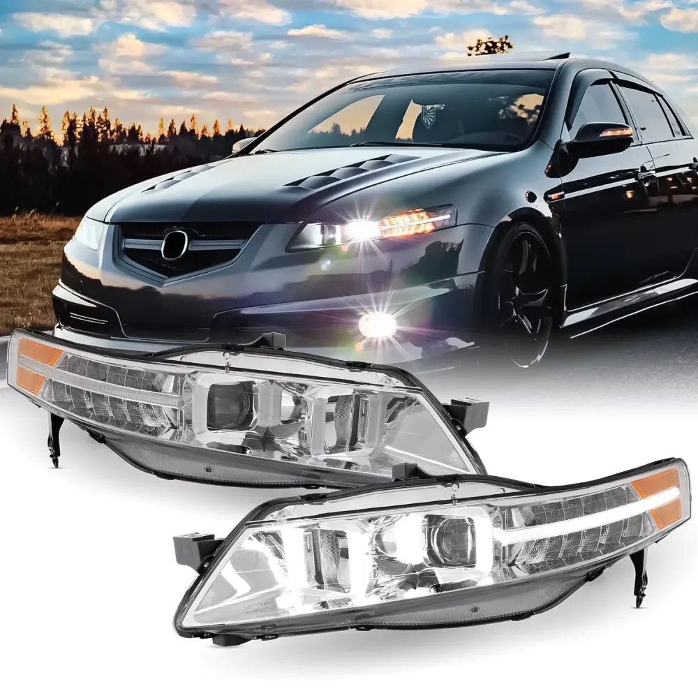 Projector Headlights led black