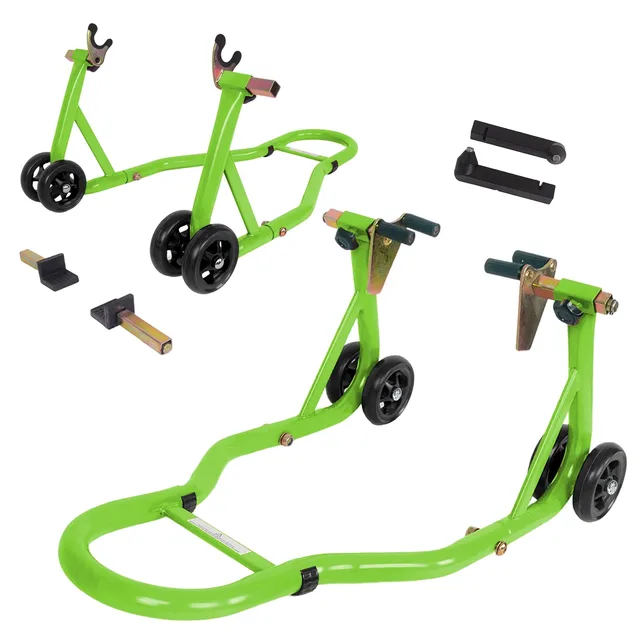 Motorcycle green 7.5" 11.4"