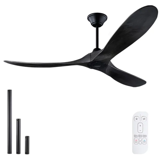Ceiling Fan 52 inch 60" black
