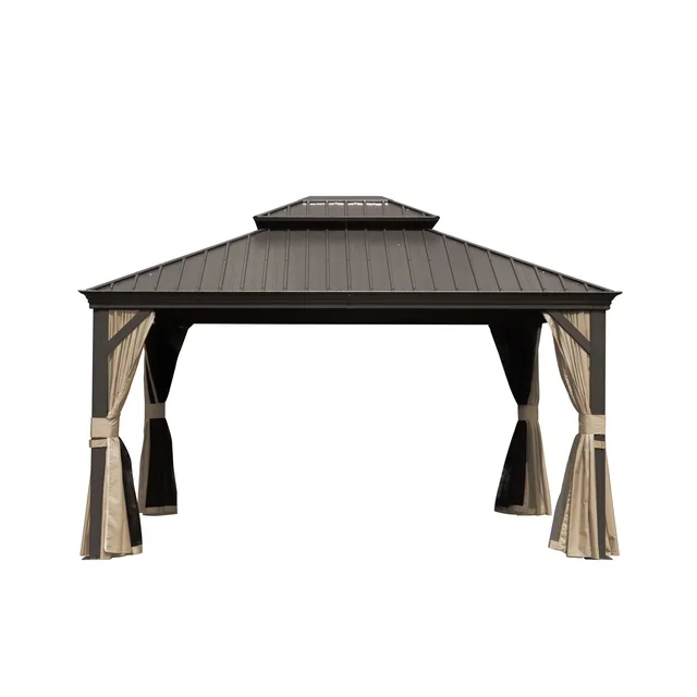 Canopy 10' 12' brown