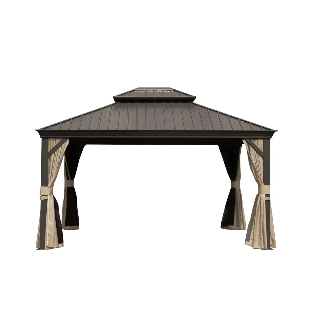 Canopy 10' 12' brown