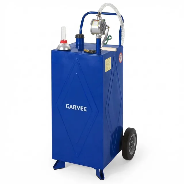 Storage Tank 35 gallon portable red