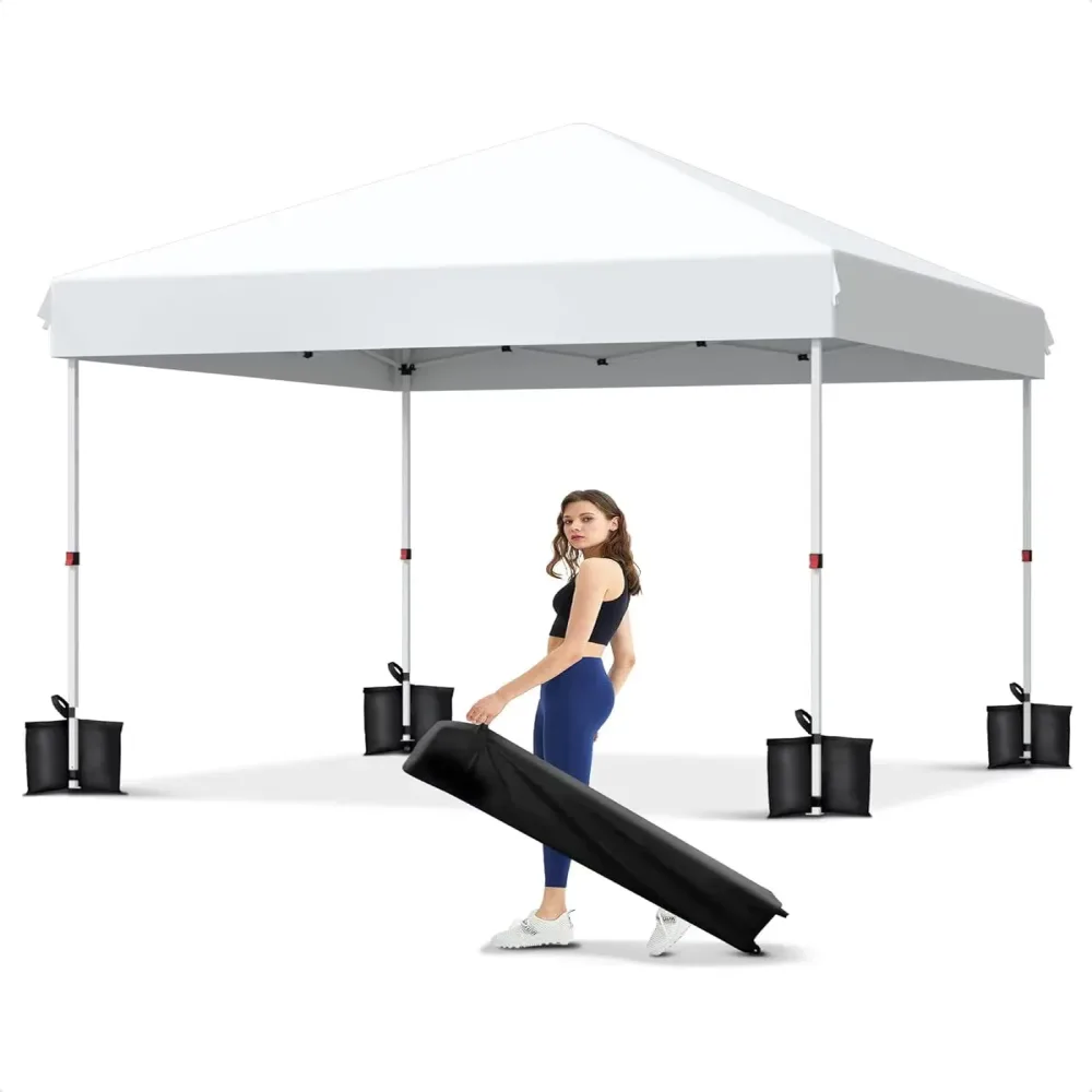 Canopy Tent adjustable white heavy-duty