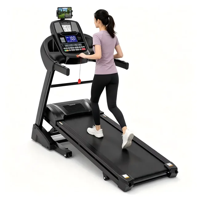 Folding Treadmill 5.05hp 300 lbs