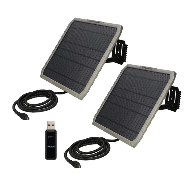 Solar Panel rechargeable insulated weatherproof