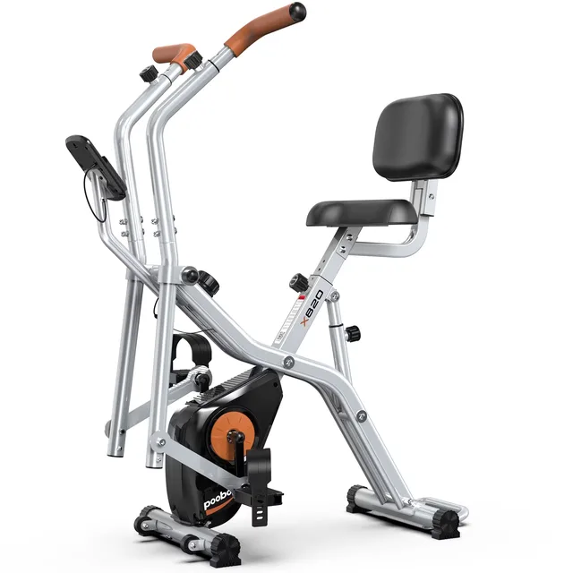 Exercise Bike foldable black 20.4"