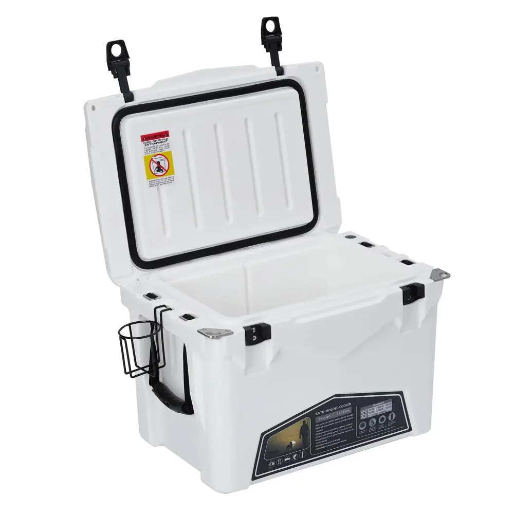 Ice Cooler 35 quart portable white